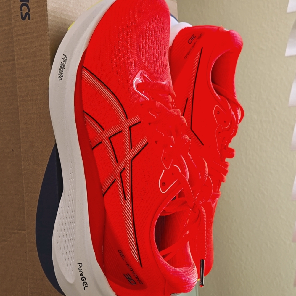 ASICS Gel-Kayano 30 Women's Shoes - Sunrise Red and Black NWT
